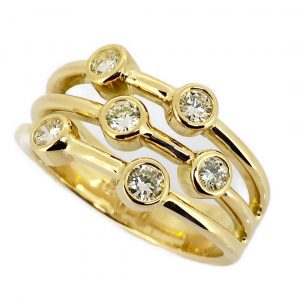 18k Diamond Set Dress Ring